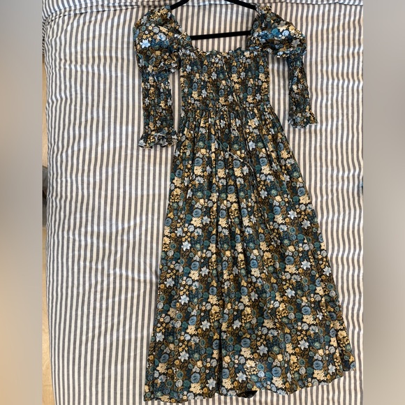 Doen bijou dress in bleu arbor floral - Picture 2 of 3